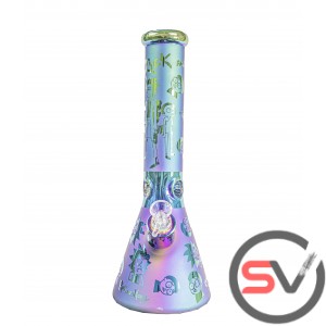 RICK AND MORTY METALLIC MATTE BEAKER 14inch